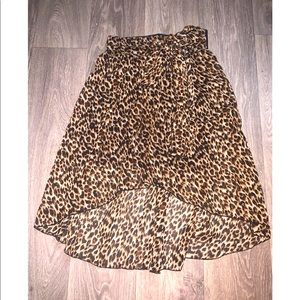 Cheetah Print Skirt